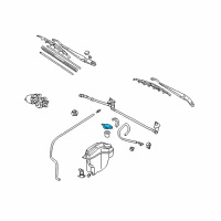 OEM 2002 Toyota Corolla Reservoir Cap Diagram - 85316-01011