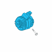 OEM Buick Rendezvous Alternator Diagram - 15875992