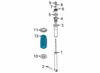 OEM 2022 Kia Seltos SPRING-RR Diagram - 55330Q5100