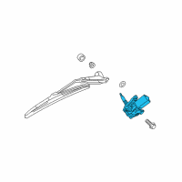 OEM 2011 Jeep Liberty Motor-LIFTGATE WIPER Diagram - 57010090AC