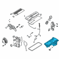 OEM 2005 BMW 330xi Oil Pan Diagram - 11-13-7-519-432