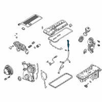 OEM BMW Dipstick Diagram - 11-43-7-506-769