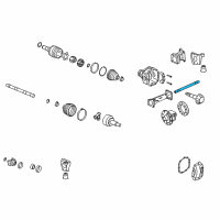 OEM Hummer Front Wheel Drive Shaft Diagram - 12479254