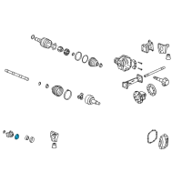 OEM 2012 GMC Canyon Yoke Seal Diagram - 12479267