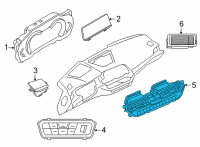 OEM 2021 BMW M440i AIR CONDITIONING CONTROL Diagram - 64-11-9-855-402