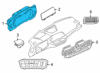 OEM 2022 BMW 330e xDrive INSTRUMENT CLUSTER Diagram - 62-10-5-A48-D15