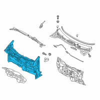 OEM Kia Rio Panel Complete-Dash Diagram - 64300H9000