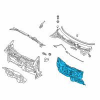 OEM 2018 Kia Rio Pad Assembly-Isolation Dash Diagram - 84120H9000