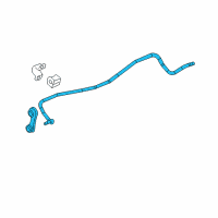 OEM 2006 Chevrolet Malibu Stabilizer Bar Diagram - 25816041