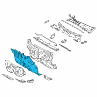 OEM 2013 Toyota Matrix Dash Panel Diagram - 55101-02890