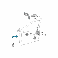 OEM 2005 Scion xB Door Check Diagram - 68630-13010