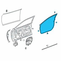 OEM 2020 Lexus ES300h WEATHERSTRIP, FR Doo Diagram - 67861-06230