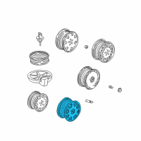 OEM 2002 Acura RL Disk, Aluminum Wheel (16X7Jj) (Enkei) Diagram - 42700-SZ3-A41