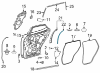 OEM Lexus NX450h+ WEATHERSTRIP, RR DOO Diagram - 67873-78010