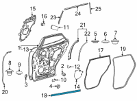 OEM Lexus NX450h+ WEATHERSTRIP, RR DOO Diagram - 67897-78010