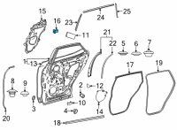 OEM 2022 Lexus NX250 SEAL, RR DOOR BELT Diagram - 68196-78020