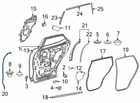 OEM Lexus NX450h+ WEATHERSTRIP, RR DOO Diagram - 67896-78020