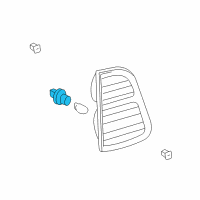 OEM 2005 Lexus LX470 Socket & Wire Diagram - 81585-60160