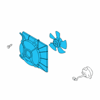 OEM Chevrolet Aveo5 Fan Module Diagram - 96536666