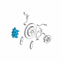 OEM Chevrolet Equinox Caliper Diagram - 96626067