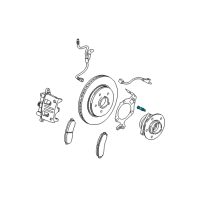 OEM Pontiac Wheel Stud Diagram - 96626400