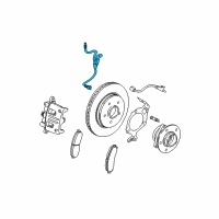 OEM Chevrolet Equinox Hose Asm-Front Brake Diagram - 20789413