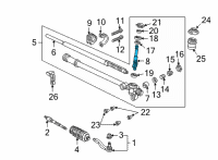 OEM 1991 Acura NSX Pinion, Steering (Driver Side) Diagram - 53422-SL0-A01