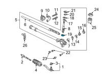 OEM Acura Bearing, Half Shaft Diagram - 91099-SL0-A11