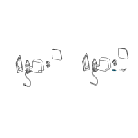 OEM 2004 Saturn Vue License Lamp Bulb Diagram - 9442399