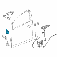 OEM 2022 Chevrolet Bolt EV Upper Hinge Diagram - 95441341