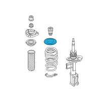 OEM Infiniti QX30 Seat-Rubber, Front Spring Diagram - 54034-5DA0A