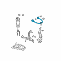 OEM 2015 Jeep Grand Cherokee Upper Control Arm Diagram - 68217809AB