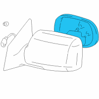 OEM 2004 Toyota Echo Glass Diagram - 87961-1E840