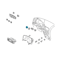 OEM 2004 Mercury Mountaineer Headlamp Switch Diagram - 4L1Z-11654-BAA