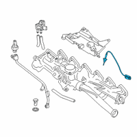 Genuine Ford Exhaust Gas Differential Pressure Sensor diagram