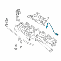 OEM BMW 540d xDrive Exhaust Temperature Sensor Diagram - 13-62-8-576-316