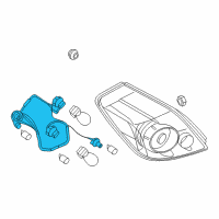 OEM 2007 Nissan Altima Harness-Sub, Rear Combination Lamp Diagram - 26551-JA00A