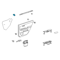 OEM Lexus RX350 Switch Assembly, MULTIPLEX Diagram - 84030-0E010