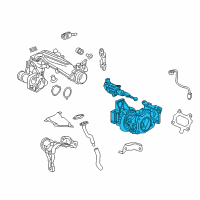 OEM 2021 Honda Civic Turbocharger Assembly Diagram - 18900-5AA-A01