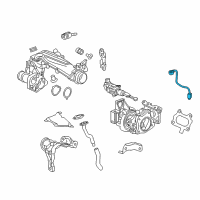 OEM 2017 Honda Civic Pipe, T/C Oil Diagram - 15530-59B-000