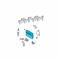 OEM Jeep Liberty Powertrain Control Module Diagram - 56041591AH