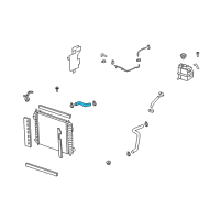 OEM 2010 Saturn Vue Radiator Inlet Hose (Upper) Diagram - 19130272