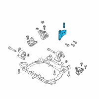 OEM 2012 Kia Sorento Engine Support Bracket Assembly Diagram - 216702G000