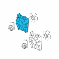 OEM Honda Civic Main Shroud Diagram - 19015-RRA-A01