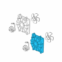 OEM Honda Civic Sub Shroud (Denso) Diagram - 38615-RRA-A01