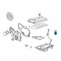 OEM Saturn LW1 Filter Diagram - 12605566