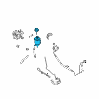 OEM 2012 Hyundai Genesis Reservoir Assembly-Power Steering Diagram - 57150-3M000