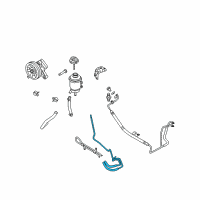 OEM 2014 Hyundai Genesis Tube Assembly-Return Diagram - 57561-3M050