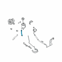 OEM 2010 Hyundai Genesis Tube-Return Diagram - 57571-3M010