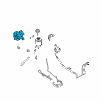 OEM 2011 Hyundai Genesis Pump Assembly-Power Steering Oil Diagram - 57100-3M000